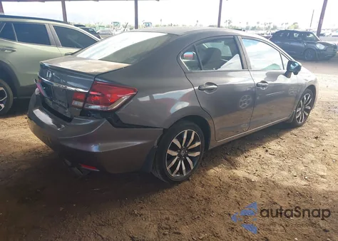 2015 Honda Civic Ex-L z USA, uszkodzony, nr VIN 2HGFB2F99FH521522